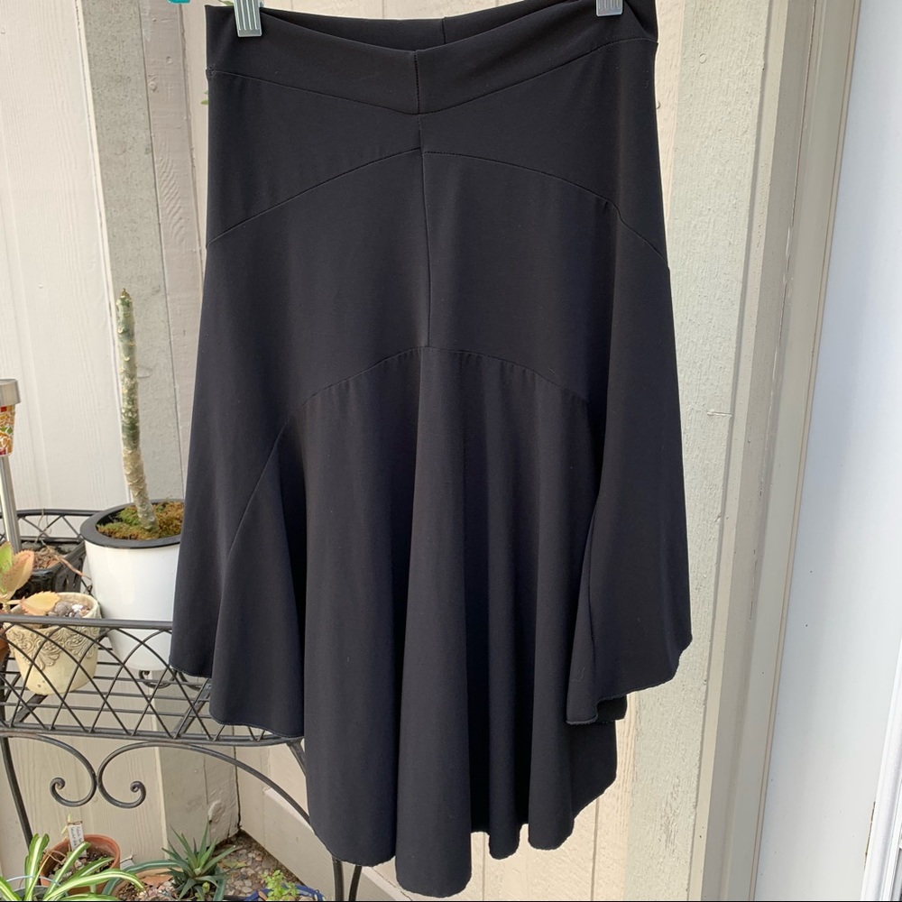 ONE❤️ asymmetrical black skirt size medium
